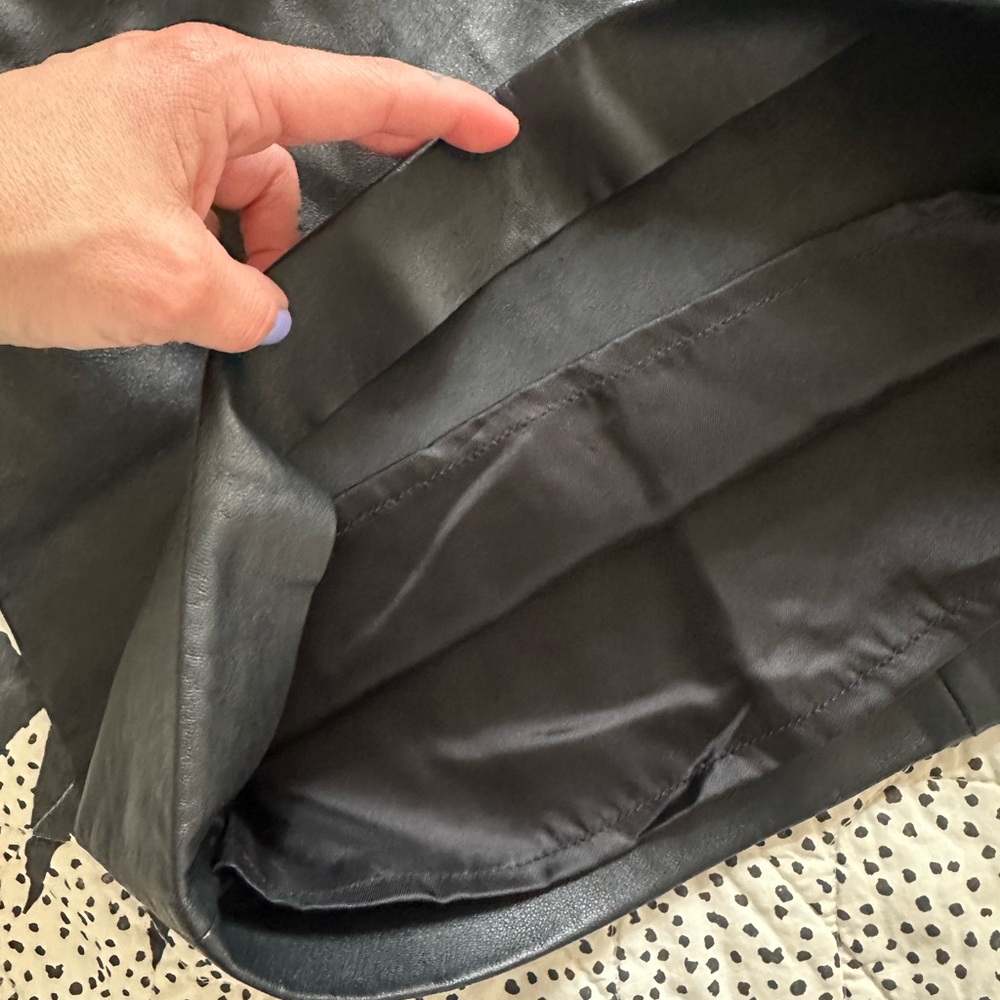 Vintage 90’s Leather Mini Skirt Versus by Gianni Versace - Picture 6 of 6